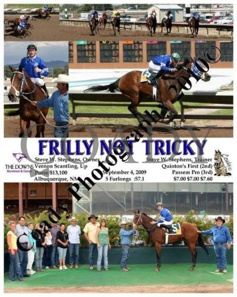 Frilly Not Tricky - 9 4 2009 Downs At Albuquerque