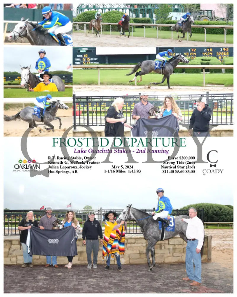 Frosted Departure - Lake Ouachita Stakes 2Nd Running 05-05-24 R10 Op Oaklawn Park