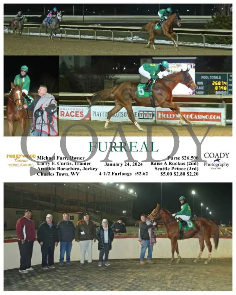 Furreal - 01-24-24 R07 Ct Hollywood Casino At Charles Town Races