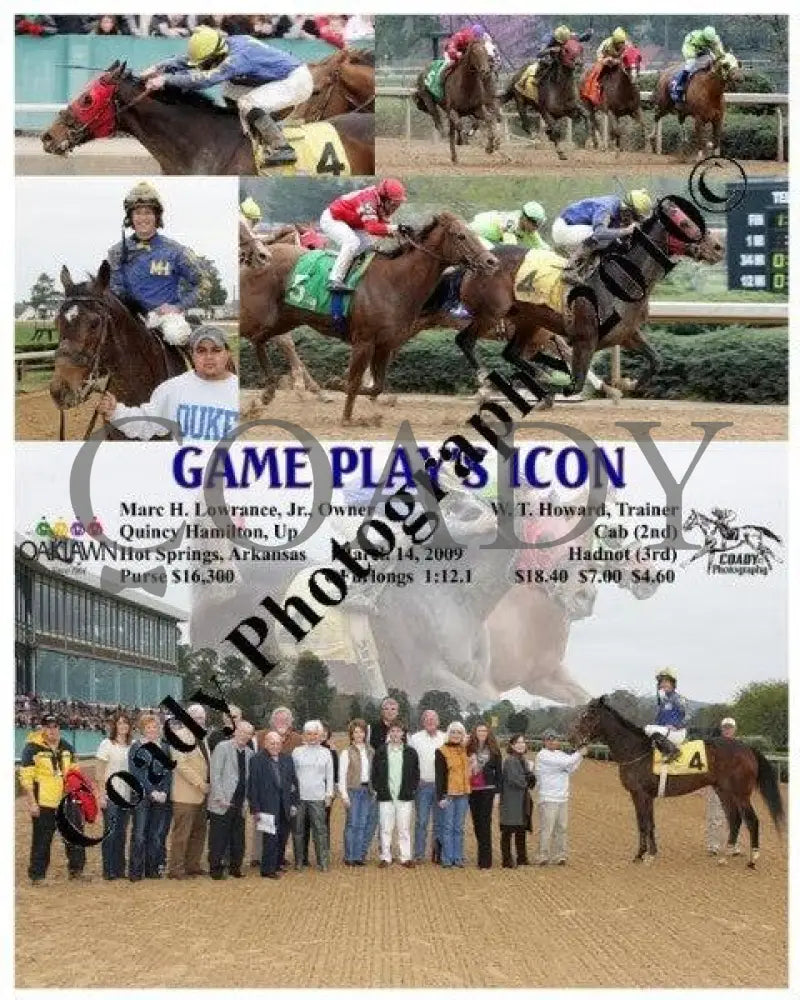 Game Play S Icon - 3 14 2009 Oaklawn Park