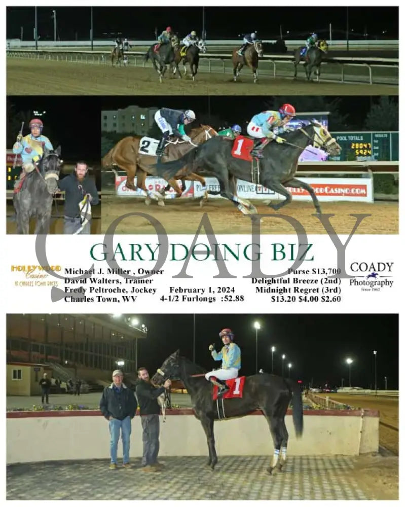 Gary Doing Biz - 02-01-24 R01 Ct Hollywood Casino At Charles Town Races