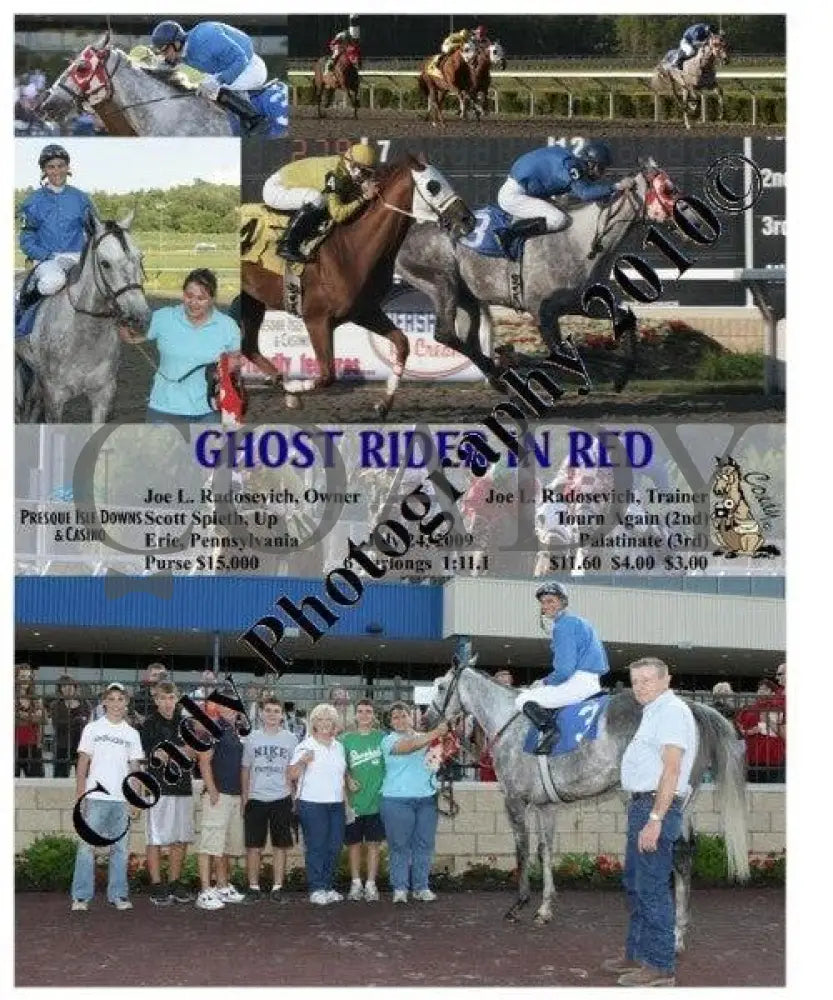 Ghost Rider In Red - 7 24 2009 Presque Isle Downs