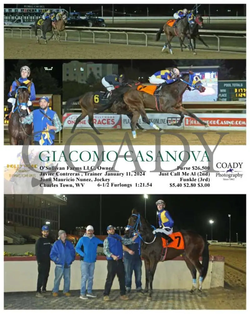 Giacomo Casanova - 01-11-24 R02 Ct Hollywood Casino At Charles Town Races