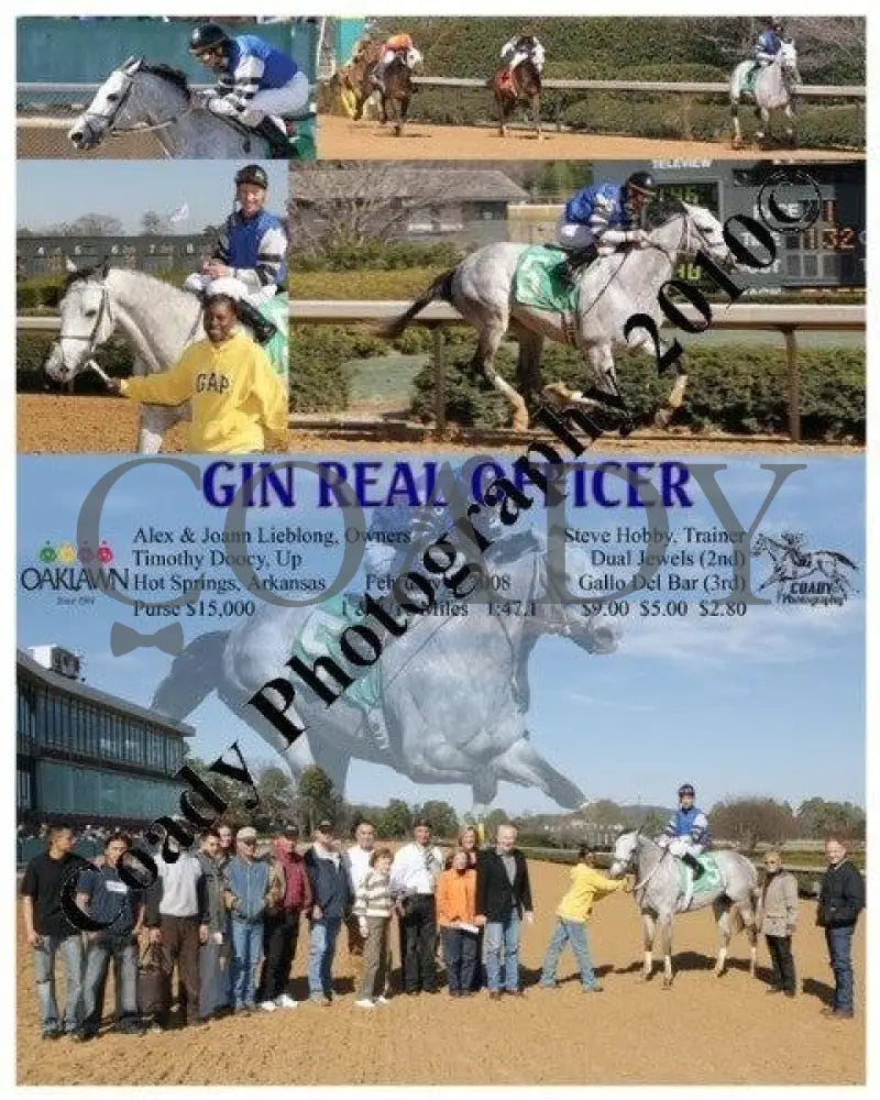 Gin Real Officer - 3 16 2008 Oaklawn Park