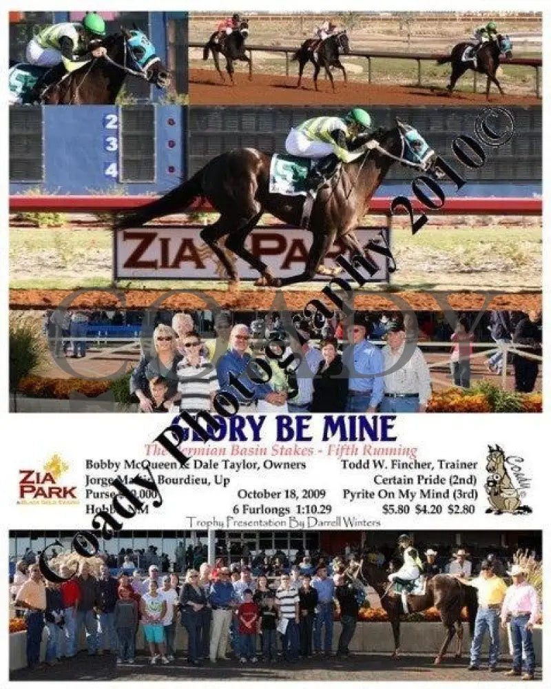 Glory Be Mine - The Permian Basin Stakes Fifth Zia Park