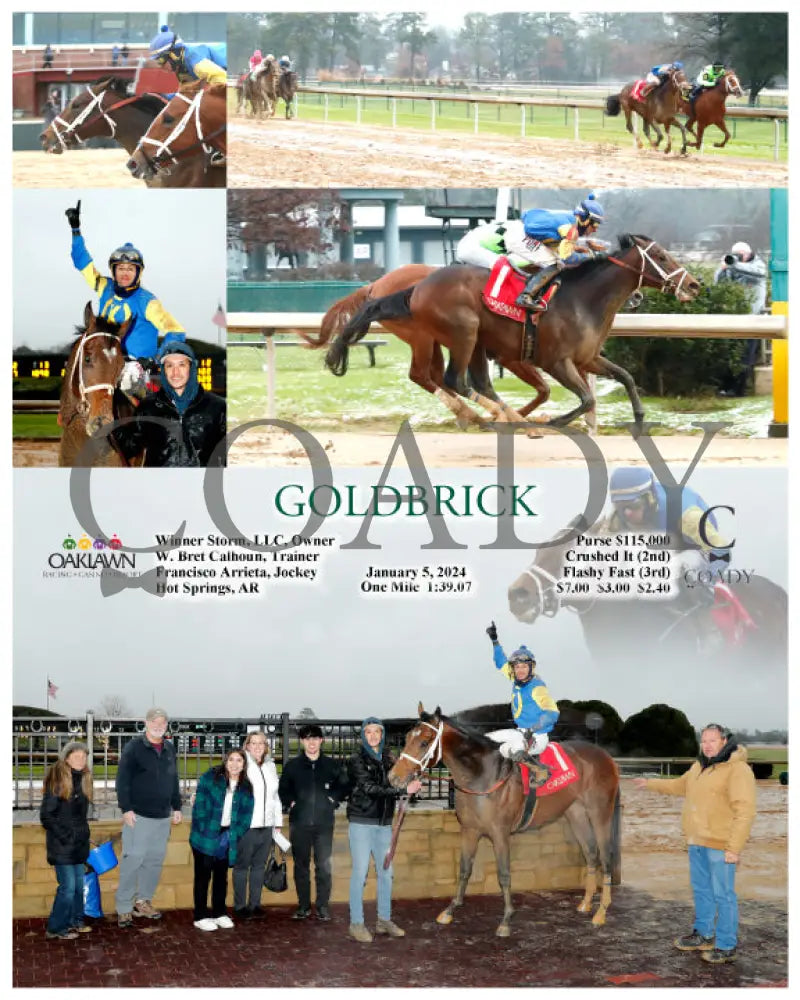 Goldbrick - 01-05-24 R07 Op Oaklawn Park