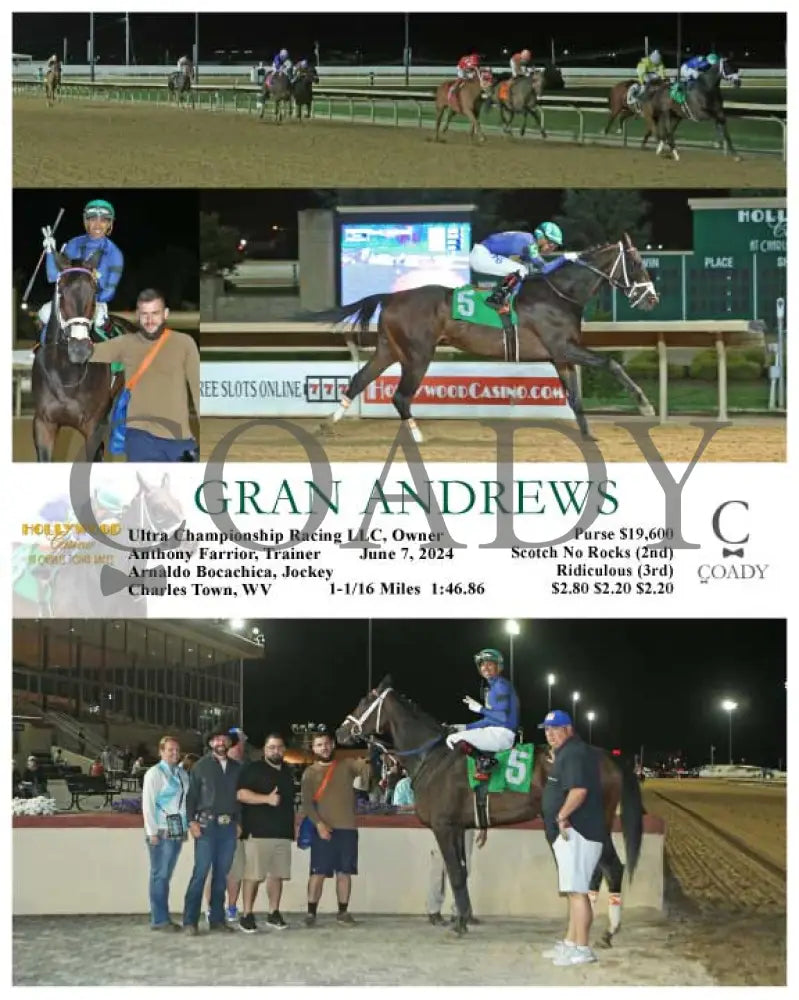 Gran Andrews - 06-07-24 R06 Ct Hollywood Casino At Charles Town Races