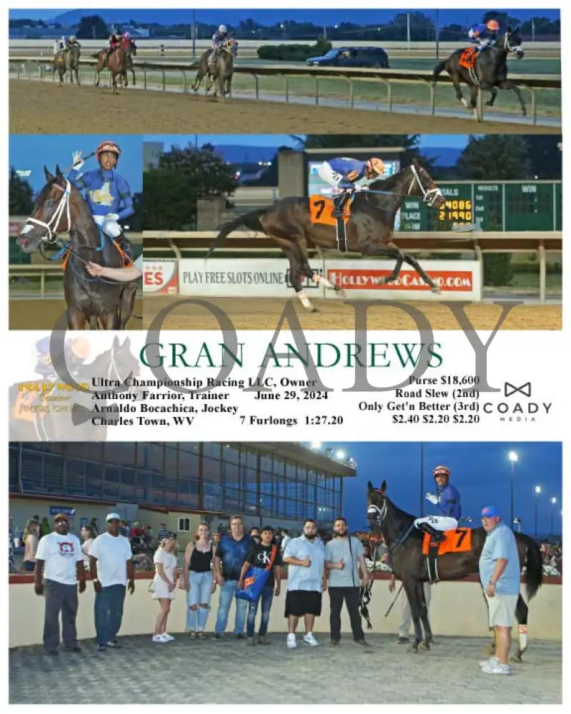 Gran Andrews - 06-29-24 R04 Ct Hollywood Casino At Charles Town Races