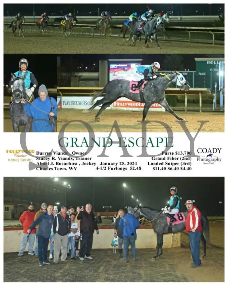 Grand Escape - 01-25-24 R03 Ct Hollywood Casino At Charles Town Races