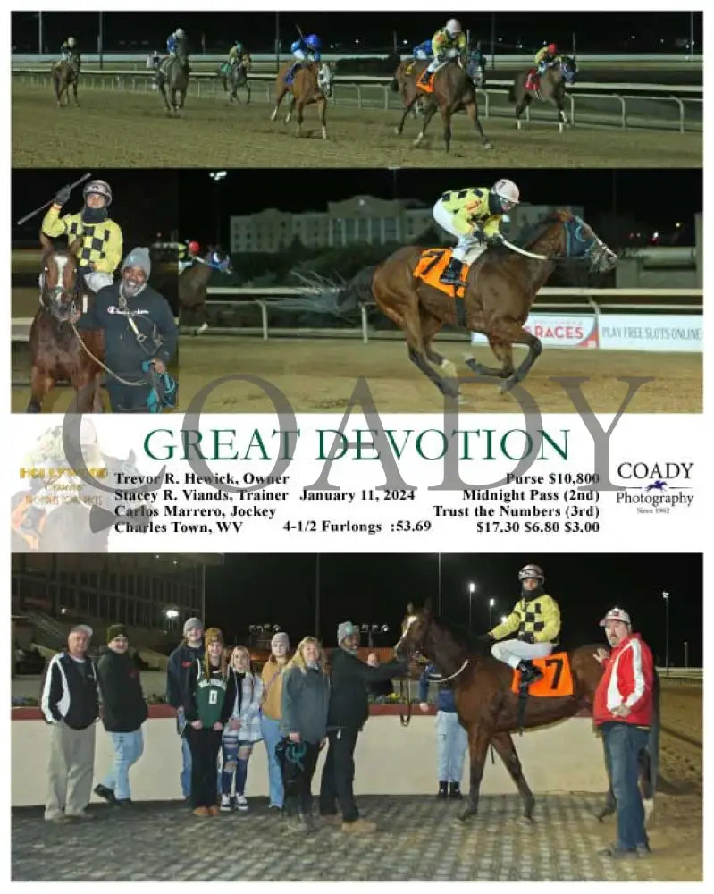 Great Devotion - 01-11-24 R03 Ct Hollywood Casino At Charles Town Races