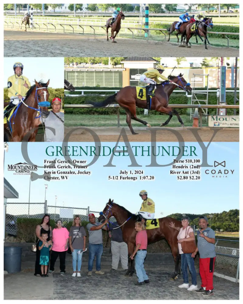 Greenridge Thunder - 07-01-24 R03 Mnr Mountaineer Park