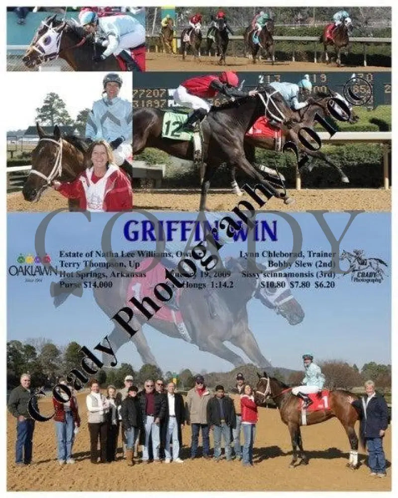 Griffin Win - 1 19 2009 Oaklawn Park
