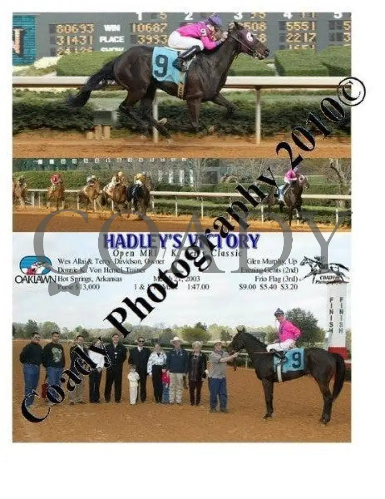 Hadley S Victory - Open Mri K. Perry Classic 3 Oaklawn Park