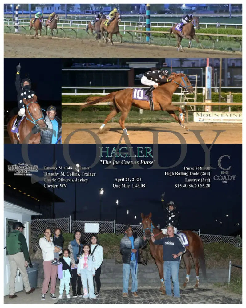 Hagler - ’The Joe Cuevas Purse’ 04 - 21 - 24 R04 Mnr Mountaineer Park