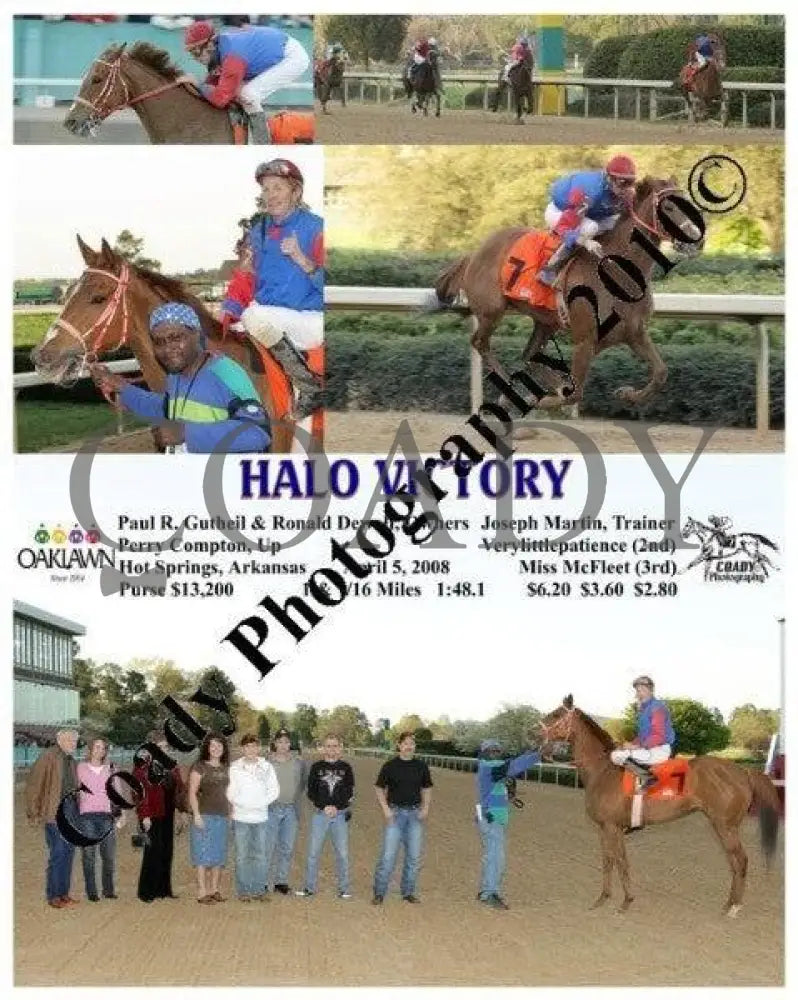 Halo Victory - 4 5 2008 Oaklawn Park