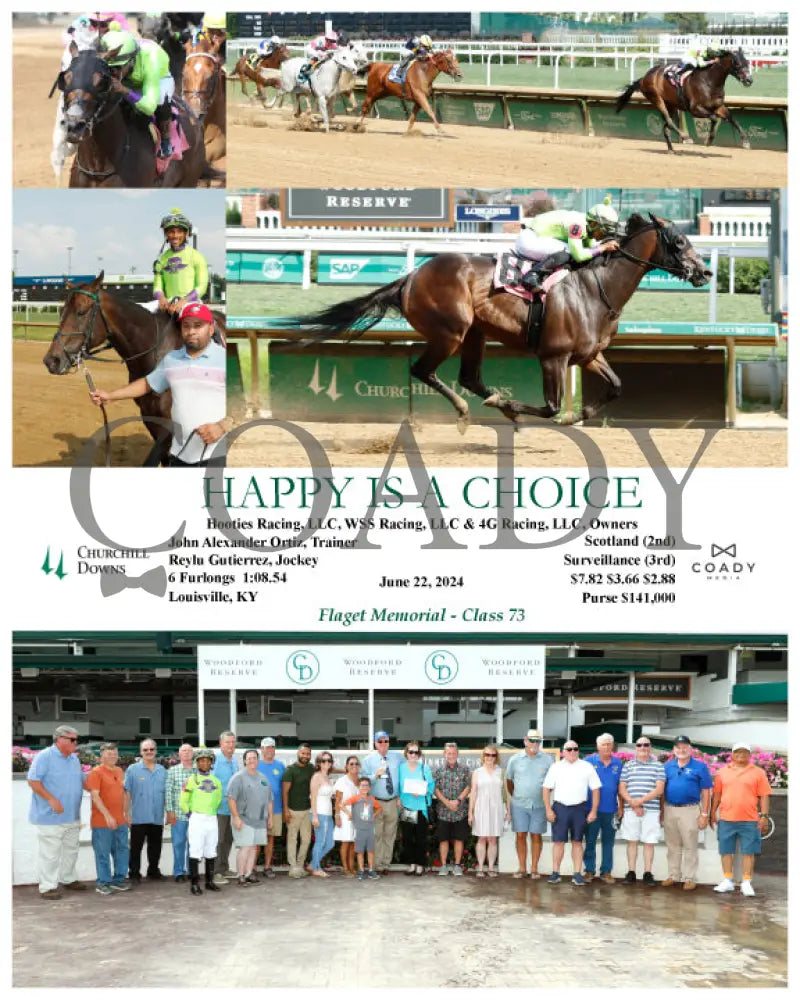 Happy Is A Choice - 06-22-24 R10 Cd Group Churchill Downs