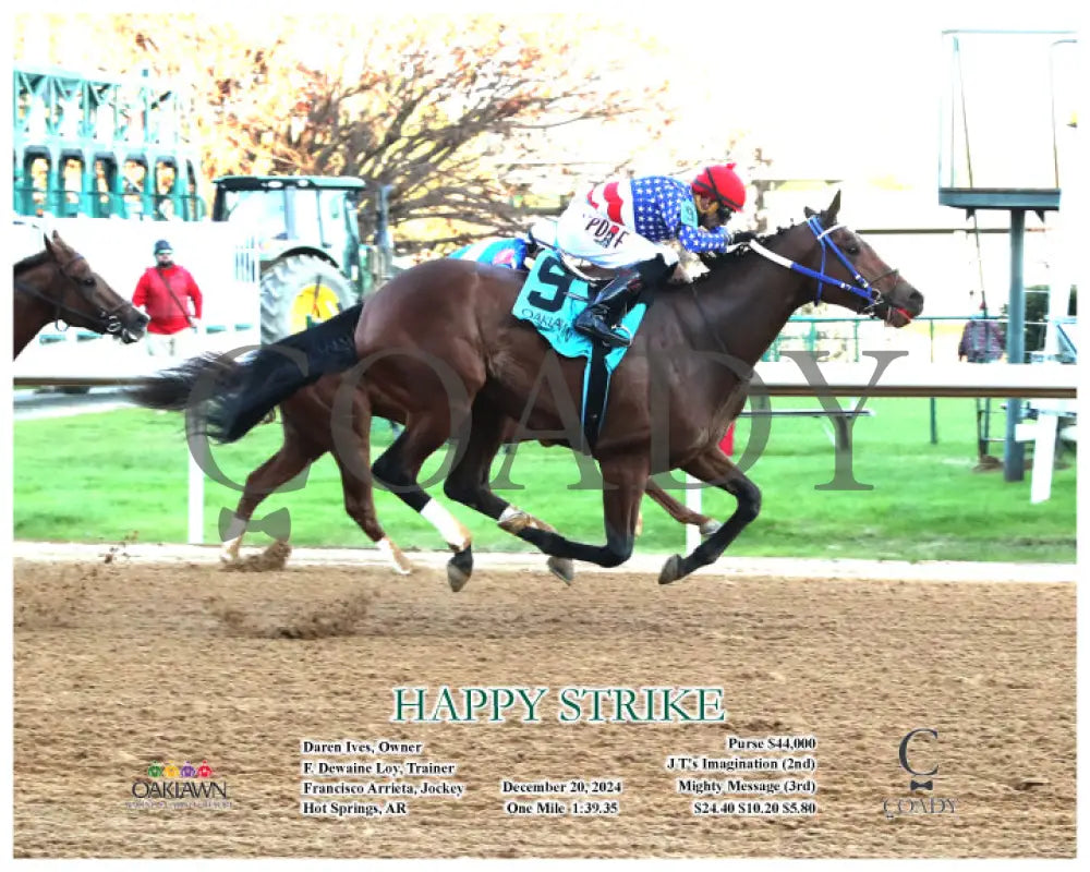 Happy Strike - 12-20-24 R08 Op Action Oaklawn Park