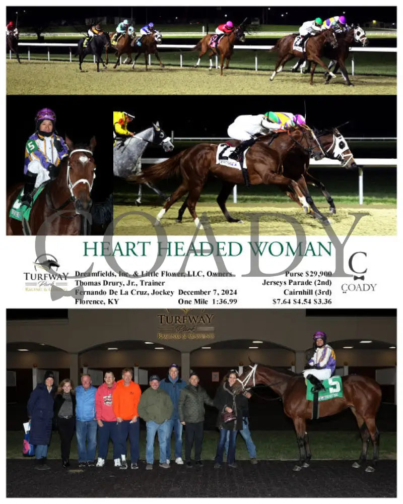 Heart Headed Woman - 12-07-24 R09 Tp Turfway Park