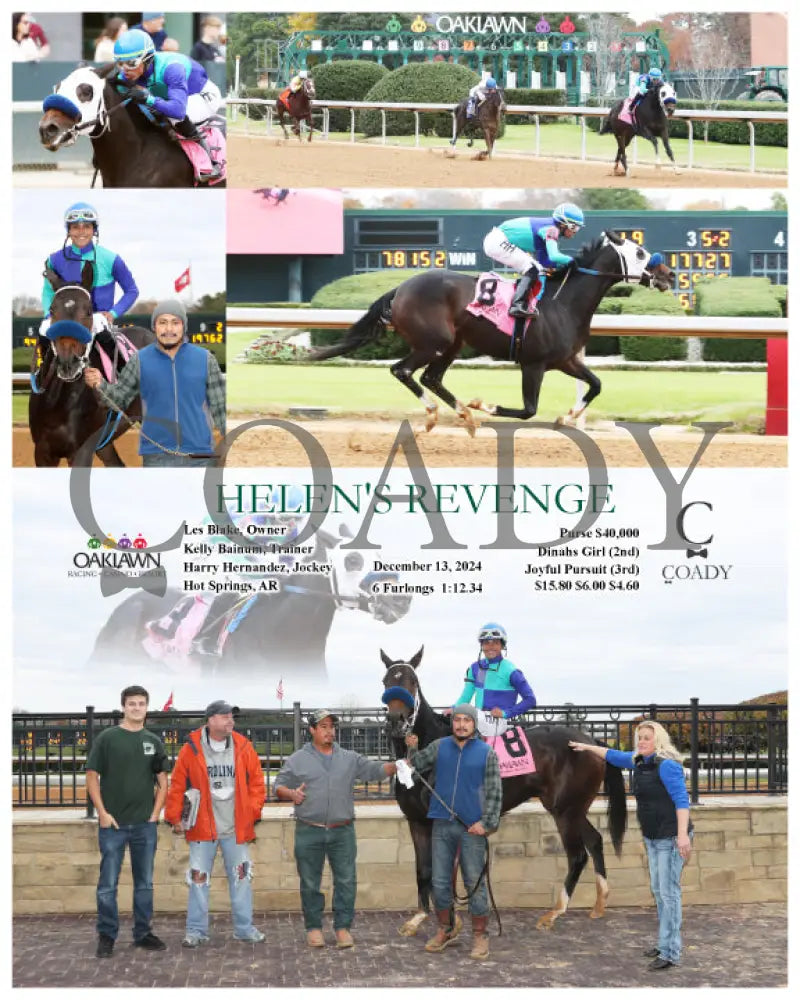 Helen’s Revenge - 12-13-24 R05 Op Oaklawn Park