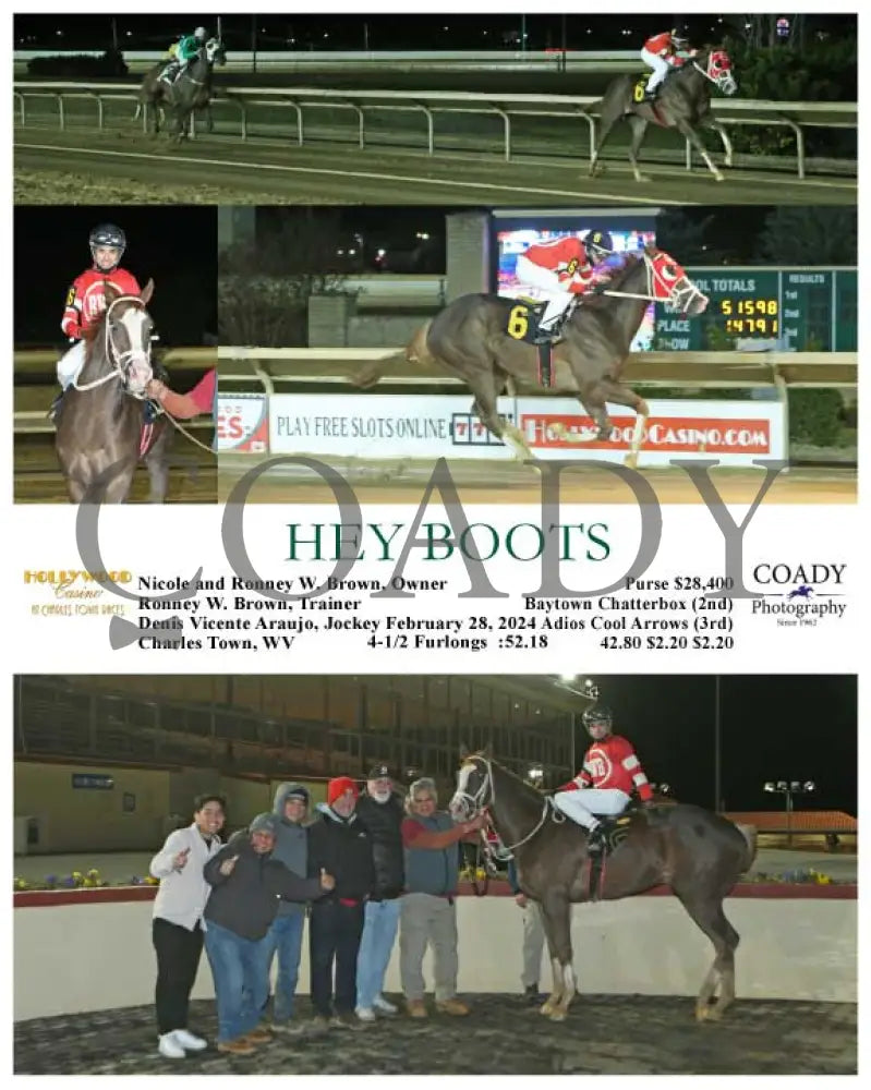 Copy Of Palacio - Owners First Win! 02-28-24 R01 Ct Hollywood Casino At Charles Town Races