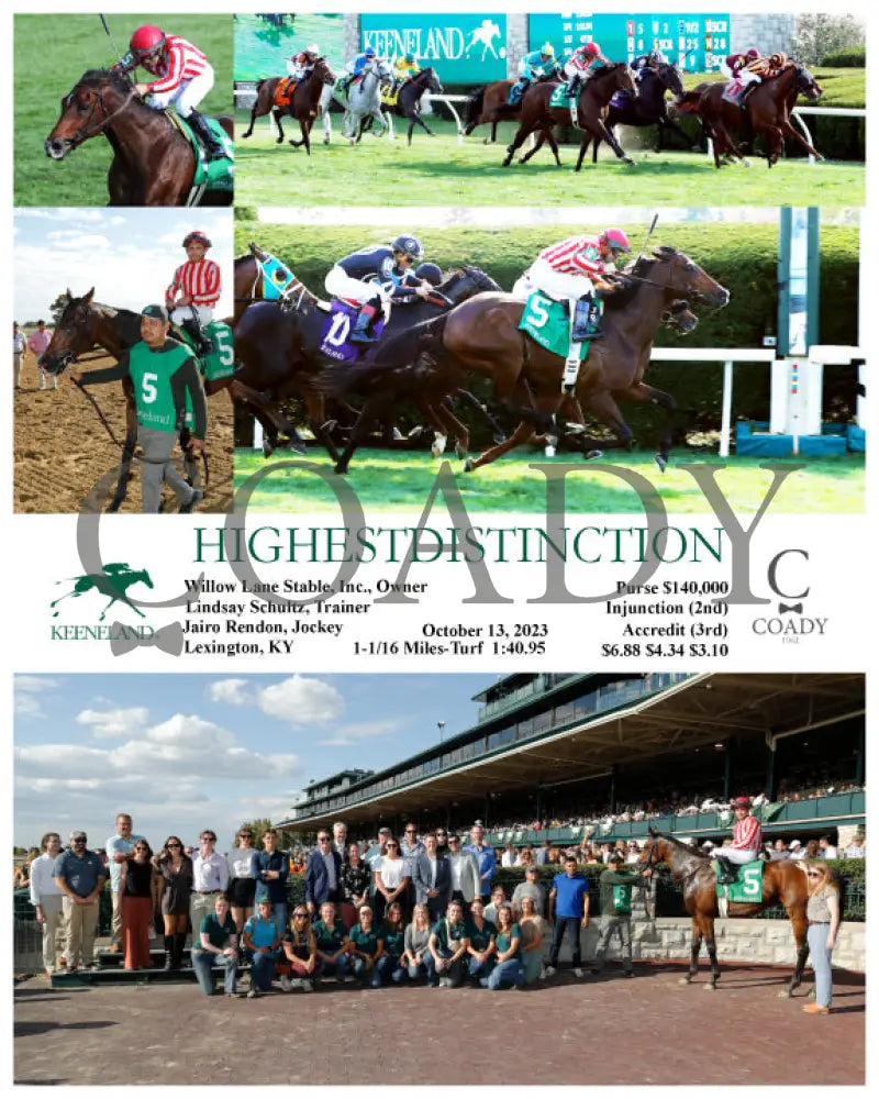 Highestdistinction - 10-13-23 R07 Kee Keeneland