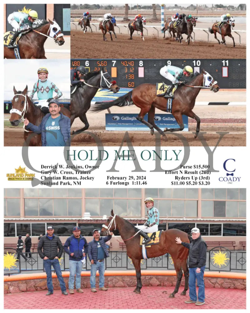 Hold Me Only - 02-29-24 R05 Sun Sunland Park