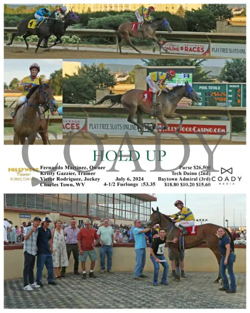 Hold Up - 07-06-24 R03 Ct Hollywood Casino At Charles Town Races