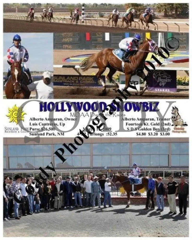 Hollywood Showbiz - Moaa Day At The Races 3 Sunland Park