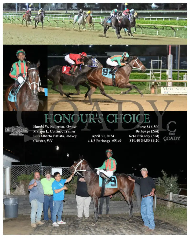 Honour’s Choice - 04-30-24 R09 Mnr Mountaineer Park