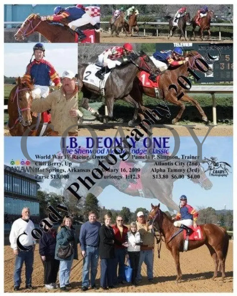 I.b. Deonly One - The Sherwood Moose Lodge Class Oaklawn Park