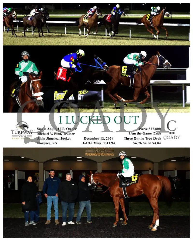 I Lucked Out - 121224 Race 06 Tp Turfway Park