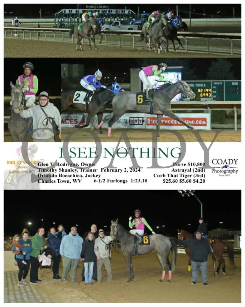 I See Nothing - 02-02-24 R02 Ct Hollywood Casino At Charles Town Races