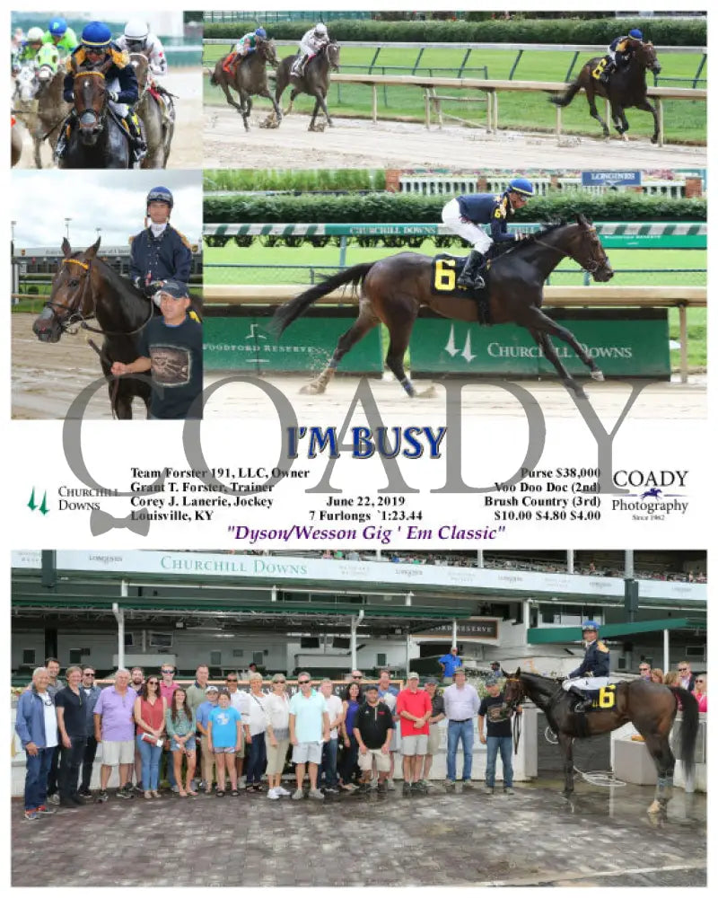 I’m Busy - 06-22-19 R01 Cd Churchill Downs