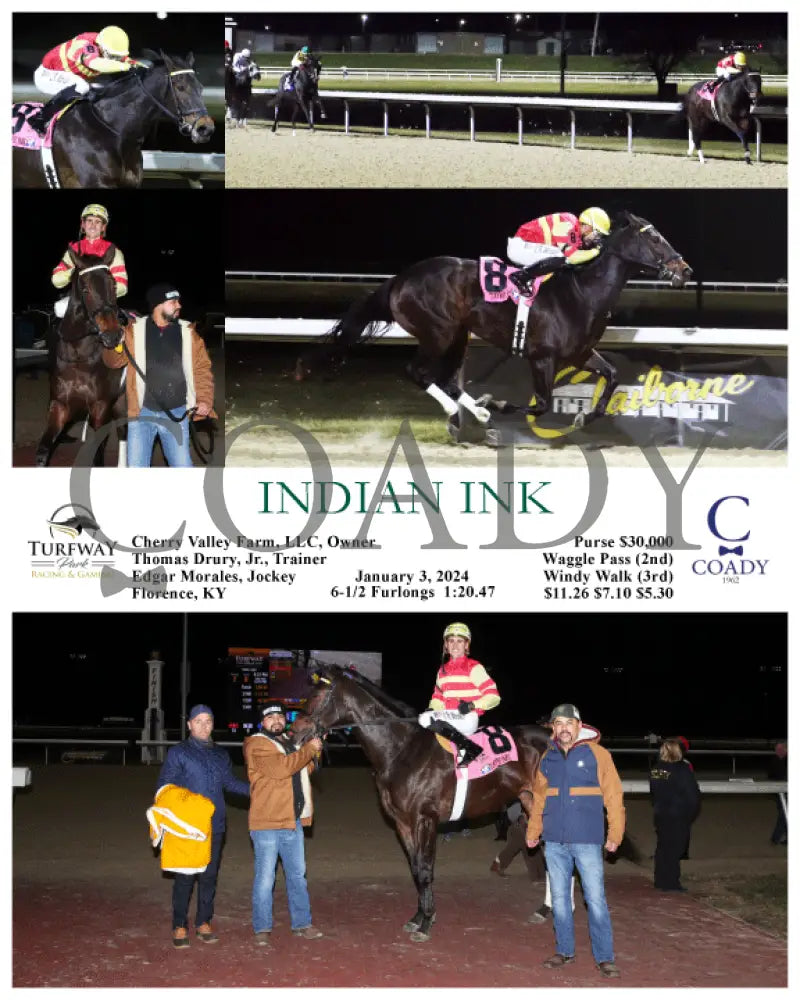 Indian Ink - 01-03-24 R02 Tp Turfway Park