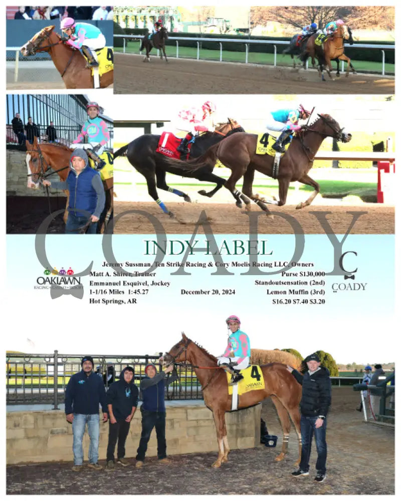 Indy Label - 12-20-24 R07 Op Oaklawn Park