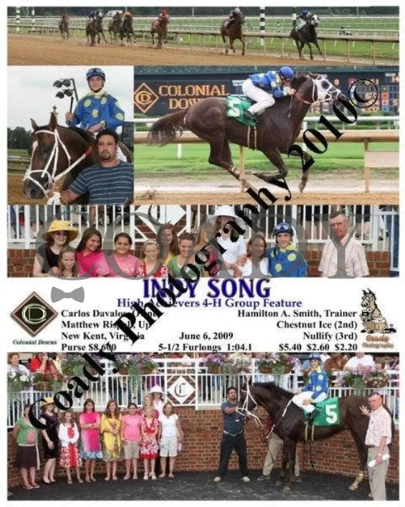 Indy Song - High Achievers 4-H Group Feature Colonial Downs