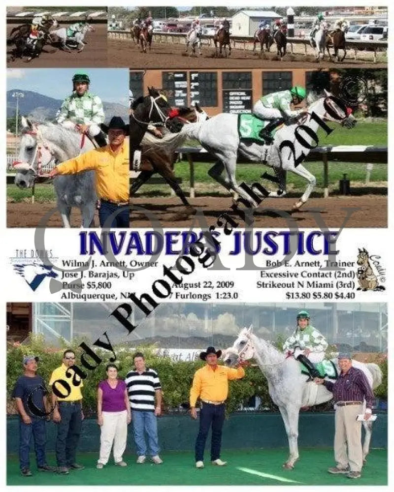 Invader S Justice - 8 22 2009 Downs At Albuquerque