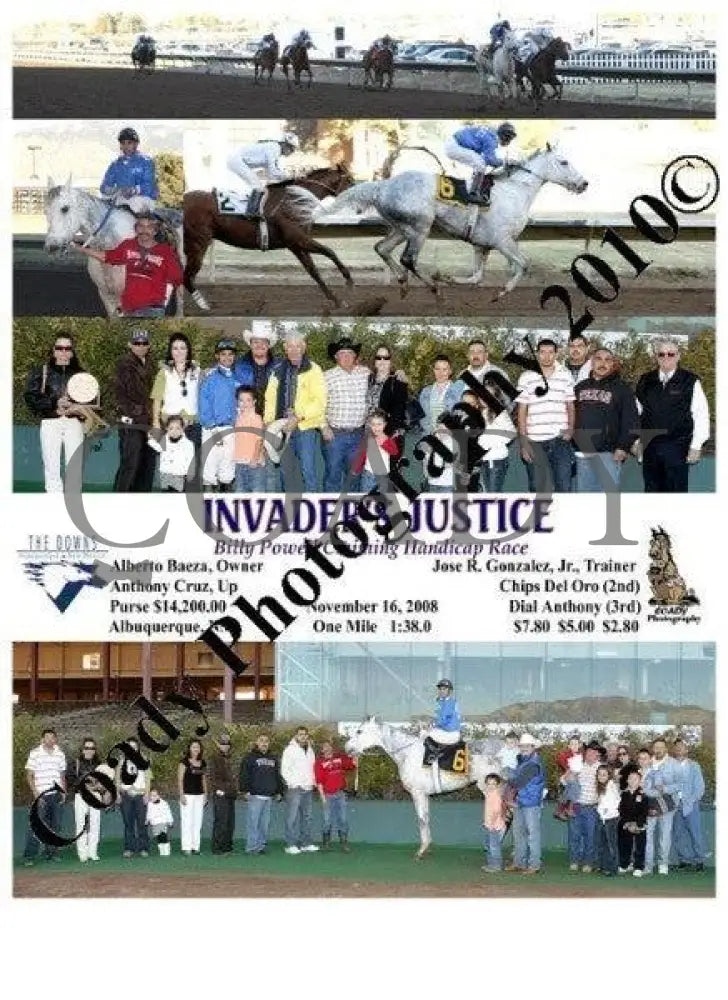 Invader S Justice - Billy Powell Claiming Handicap Downs At Albuquerque