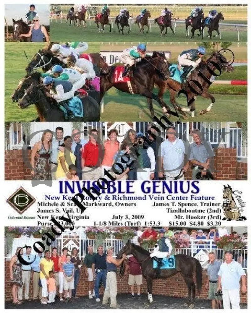 Invisible Genius - New Kent Rotary & Richmond Ve Colonial Downs