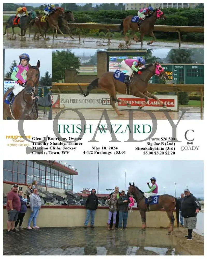 Irish Wizard - 05-10-24 R01 Ct Hollywood Casino At Charles Town Races