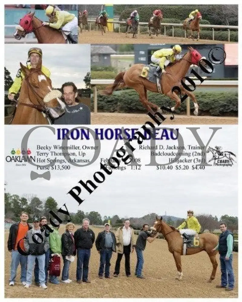 Iron Horse Beau - 2 7 2008 Oaklawn Park