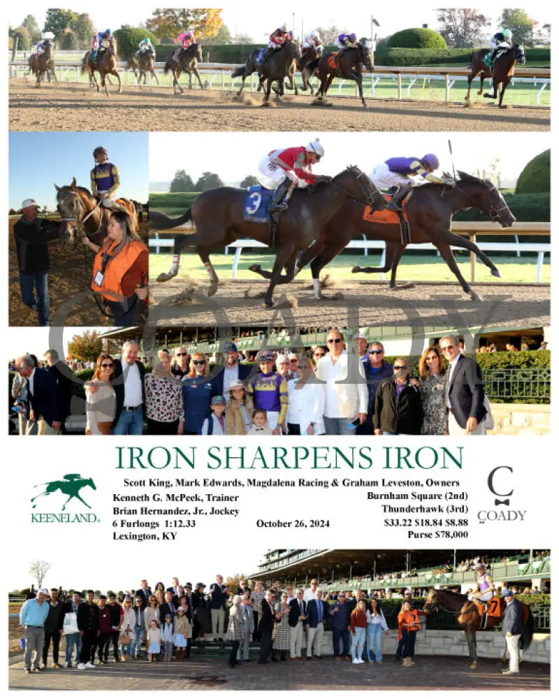 Iron Sharpens - 10-26-24 Race 10 Kee Keeneland