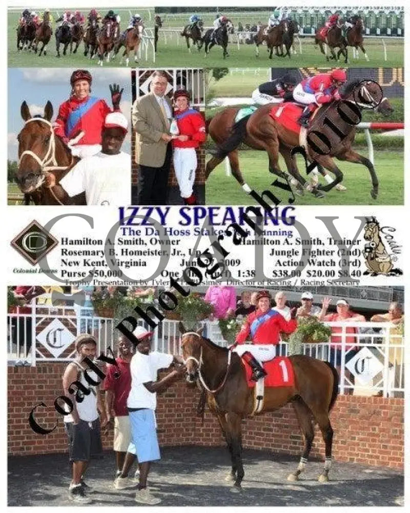 Izzy Speaking - The Da Hoss Stakes 10Th Running Colonial Downs