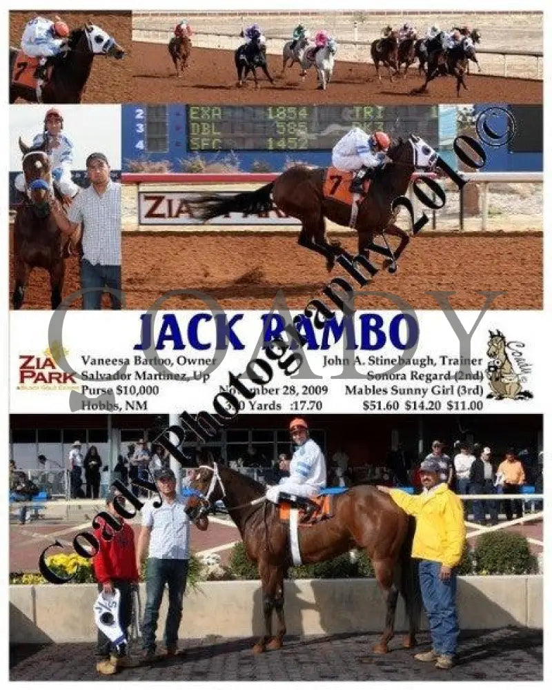 Jack Rambo - 11 28 2009 Zia Park