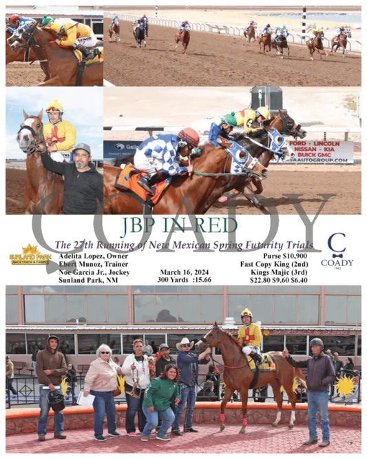 Jbp In Red - The 27Th Running Of New Mexican Spring Futurity Trials 03 - 16 - 24 R07 Sun Sunland