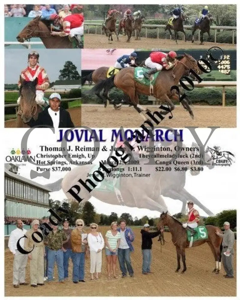 Jovial Monarch - 3 25 2009 Oaklawn Park