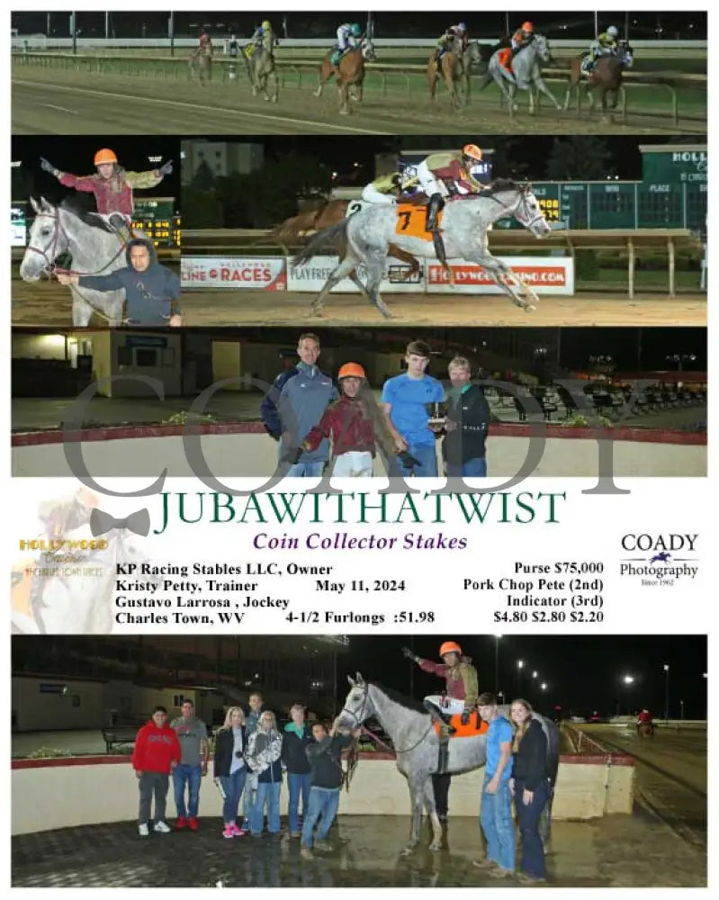 Jubawithatwist - Coin Collector Stakes 05-11-24 R07 Ct Hollywood Casino At Charles Town Races