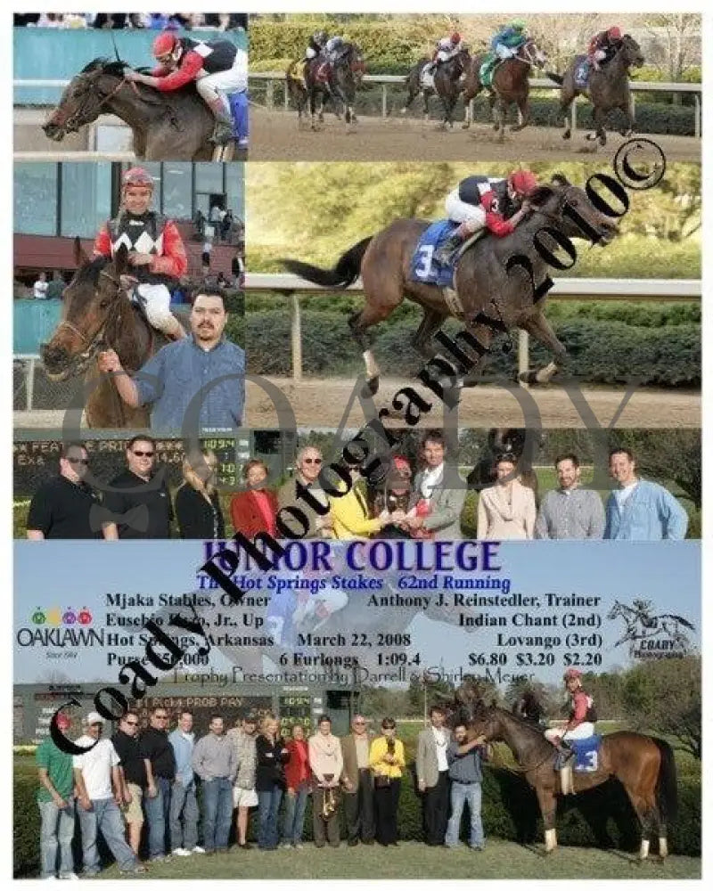 Junior College - The Hot Springs Stakes 62Nd R Oaklawn Park