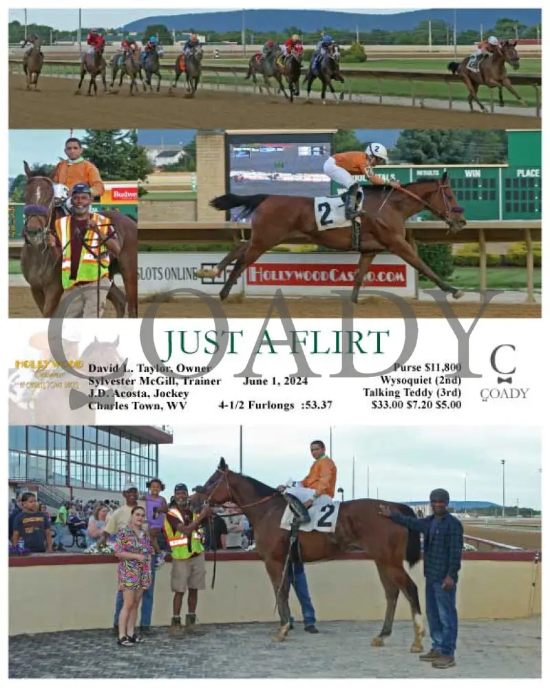 Just A Flirt - 06-01-24 R02 Ct Hollywood Casino At Charles Town Races