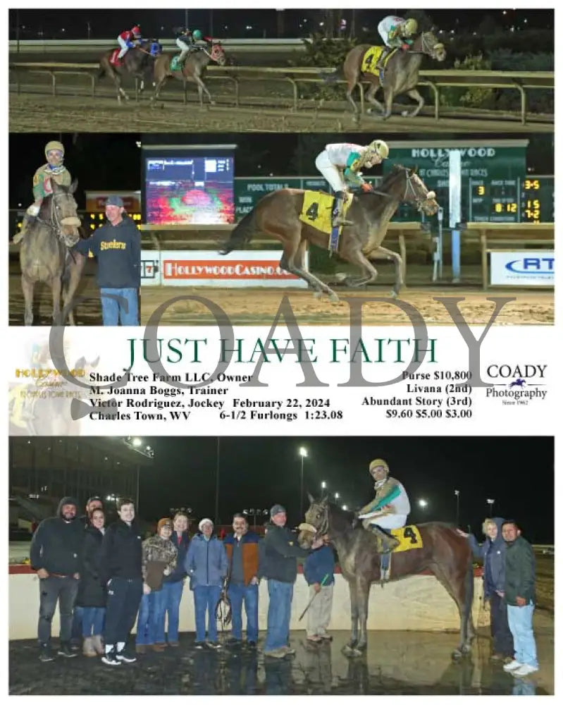 Just Have Faith - 02-22-24 R03 Ct Hollywood Casino At Charles Town Races